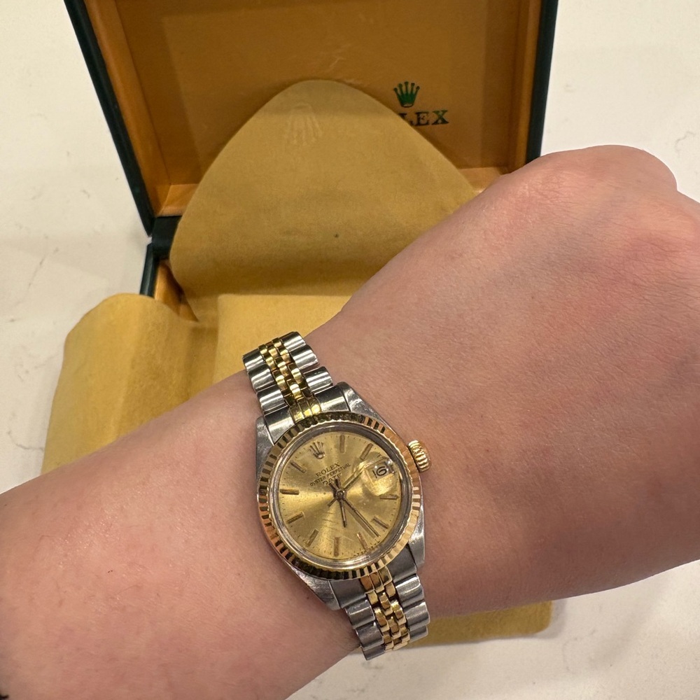 SOLD Authentic Rolex Oyster Perpetual Datejust Two-Tone Watch